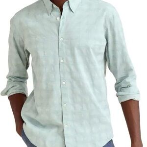 Class Club Boy’s Light Green Plaid Button Down Shirt